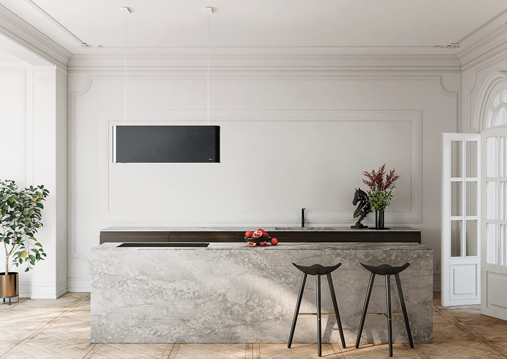 7555 Mood Steel Look Island Cooker Hood Ambient Lifestyle1 Kopie