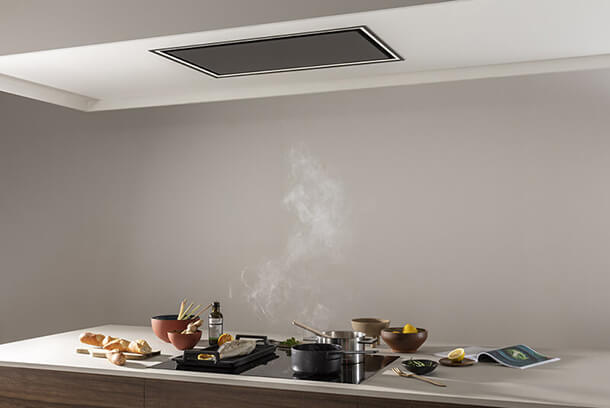 hoogte plafond afzuigkap